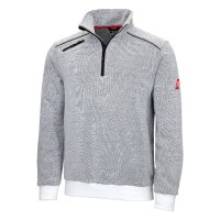 Sweatshirt Troyer Weiß Motion Tex Plus Gr. XL