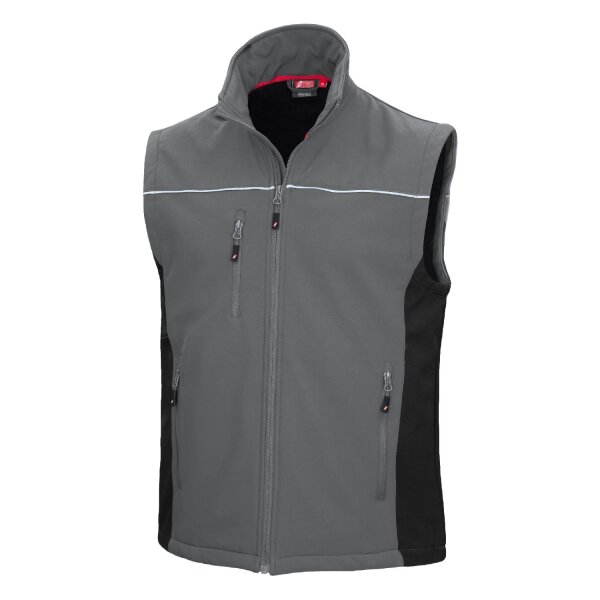 Softshellweste Grau Motion Tex Light