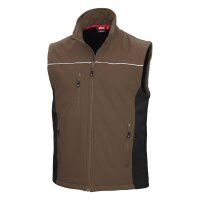 Softshellweste Braun Motion Tex Light