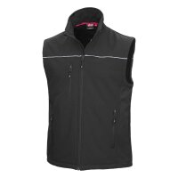 Softshellweste Schwarz Motion Tex Light