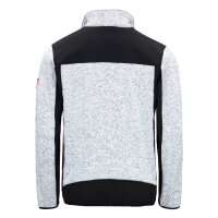 Strick-Softshelljacke Hellgrau Motion Tex Plus