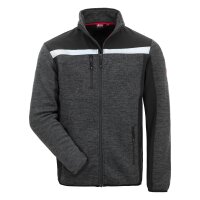 Strick-Softshelljacke schwarz Motion Tex Plus