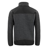 Strick-Softshelljacke schwarz Motion Tex Plus