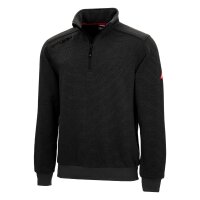Sweatshirt Troyer schwarz Motion Tex Plus