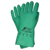 Chemikalienschutzhandschuh Nitril grün AKLMNO Gr. 10