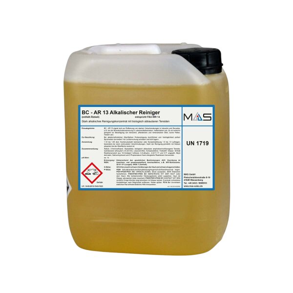 AR 13 Alkalischer Reiniger, 5 Liter Kanister