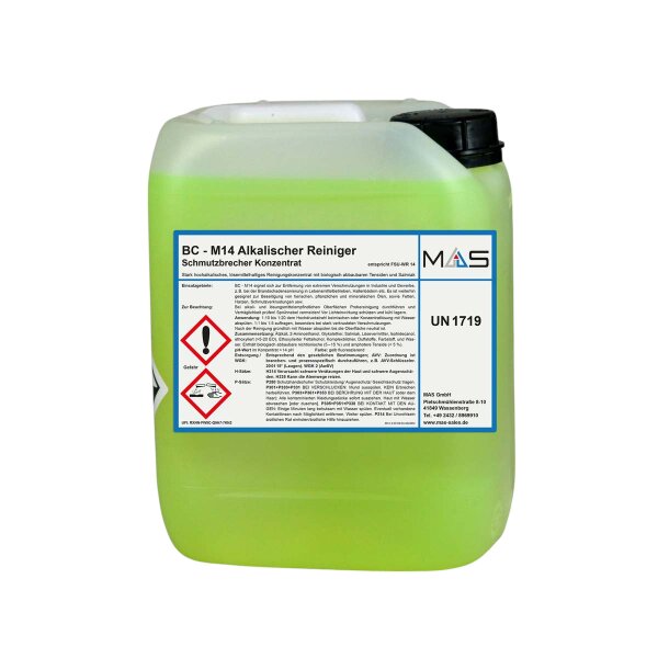 M 14 Alkalischer Reiniger, 5 Liter Kanister