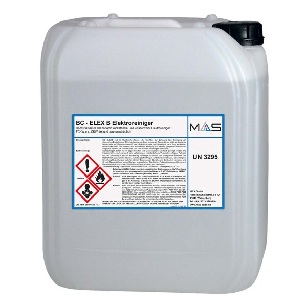 ELEX B Elektroreiniger, lösemittelhaltig, 20 Liter Kanister