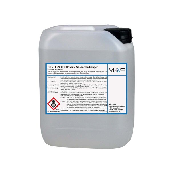 FL-WD Fettlöser - Wasserverdränger, 5 Liter Kanister