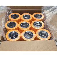 1 Karton / 90 Rollen Maler Goldband BASIC Orange 30mm x 50m