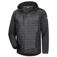 Softshelljacke gesteppt schwarz Motion Tex Plus