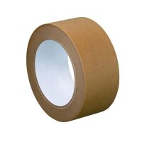 1 Karton / 48 Rollen Kreppband braun 48mm x 50m |...